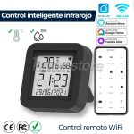 Reloj Sensor Int. Temperatura Humedad Wifi Tuya Alexa Mod3 - Imagen 2