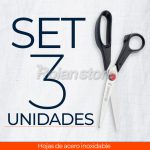 Tijeras Mundial M 661 8 1/2 LH Zurdo Multiuso Set 3 Unidades - Imagen 3