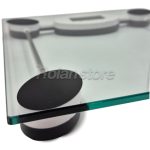 Balanza Pesa Digital Base Vidrio Cuadrado Baño 180kg LCD - Imagen 6