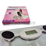 Balanza Pesa Digital Base Vidrio Cuadrado Baño 180kg LCD - Imagen 4