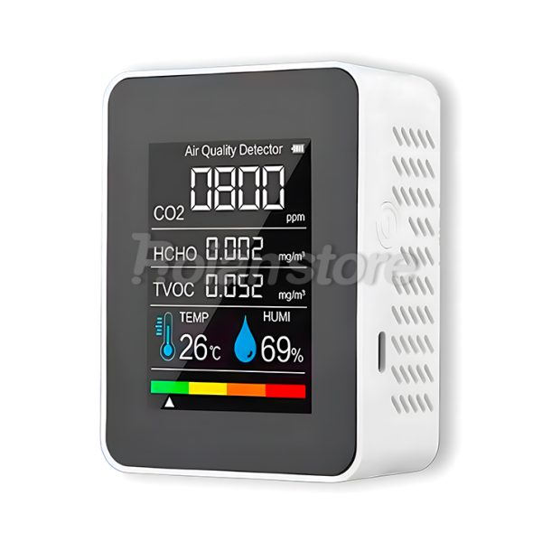 Monitor Calidad Aire 5x1 Co2 Hcho Tvco Temperatura Humedad (B)