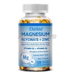 Magnesio Glicinato Zinc Muscular Vitamina D3 B6 120 Capsulas