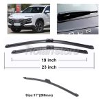 Set Plumillas X3 Limpiaparabrisas Jetour Dashing 2022+ - Imagen 3