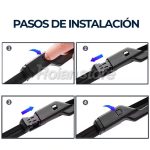 Set Plumillas X3 Limpiaparabrisas Jetour Dashing 2022+ - Imagen 4