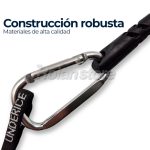 Leash Espiral Bodyboard Wingfoil 5mm Largo 5ft Tpu Negro - Imagen 4