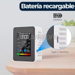 Monitor Calidad Aire 5x1 Co2 Hcho Tvco Temperatura Humedad (B) - Imagen 5