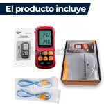 Termometro Medidor Industrial Gm1312 Termopar J K T E N R S - Imagen 4