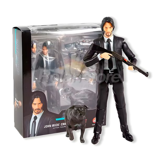 Juguete Figura De Accion John Wick Capitulo 2 Caja Keanu R