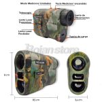 Telemetro Laser 1000 M Medidor Distancia Velocidad Golf Mod4 - Imagen 3