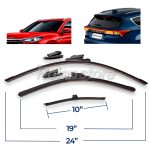 Set Plumillas x3 Limpiaparabrisas Jetour X70 Plus 2023+ - Imagen 3