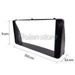 Adaptador Marco Bisel 2 DIN Radio Toyota Corolla 2001-2006 - Imagen 4