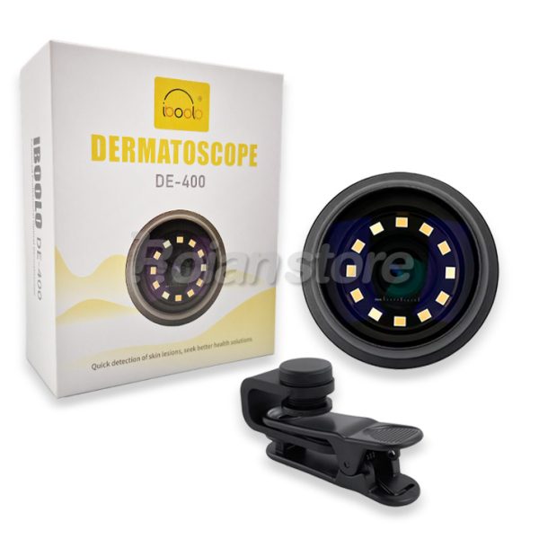 Dermatoscopio Diagnostico Piel Lupa Led Recargable DE-400