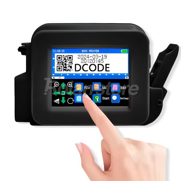 Mini Impresora Inyeccion Tinta Portatil 2 Cartuchos Mod3