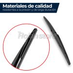 Plumilla Limpiaparabrisas Trasero Para Mazda 2 14" 2007-2014 - Imagen 2