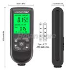 Medidor Espesor Pintura Automotriz Digital 0-2000um Fe NFe - Imagen 3
