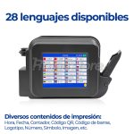 Mini Impresora Inyeccion Tinta Portatil 2 Cartuchos Mod3 - Imagen 4