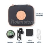 Dermatoscopio Diagnostico Piel Lupa Led Recargable DE-400 - Imagen 6