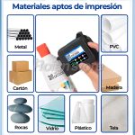 Mini Impresora Inyeccion Tinta Portatil 2 Cartuchos Mod3 - Imagen 3