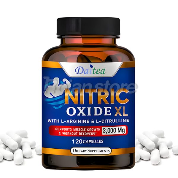 Oxido Nitrico XL L-Arginina L-Citrulina 3000mg 120 Capsulas