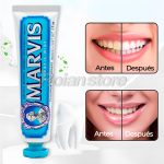 Pasta de Dientes Marvis Menta Blanqueadora Limpieza Aquatic - Imagen 5