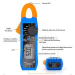Tester Amperimetro Multimetro Bluetooth Voltaje Digital Owon - Imagen 6