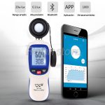 Luxometro Digital Medidor Luz 200.000 Lux Bluetooth WT81B - Imagen 3
