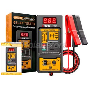 Probador Comprobador Rele Relay Visor Led 12V 24V Aneng RT01