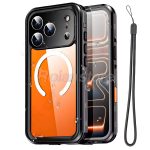 Carcasa Iphone 17 Pro Sumergible Waterproof Magsafe Black