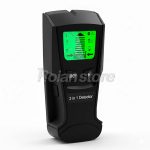 Detector Scanner 3 en 1 Metal Madera Pilares Vigas Cableado Negro