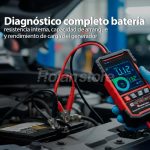 Probador Analizador De Bateria Tooltop ET2201 12V/24V LCD - Imagen 2