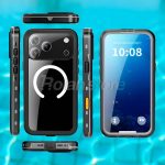 Carcasa Iphone 17 Pro Sumergible Waterproof Magsafe Black - Imagen 9