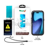 Carcasa Para Iphone 17 Sumergible Waterproof Magsafe Black - Imagen 8