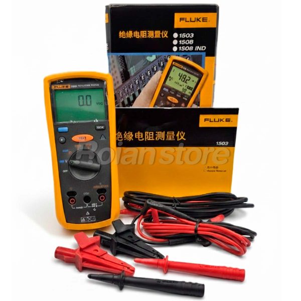 Medidor Resistencia Aislamiento Fluke 1503 2000 MΩ CAT IV