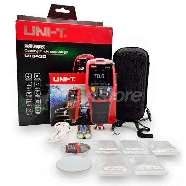 Medidor Espesores Recubrimiento UNI-T UT343D 0-1250 micras