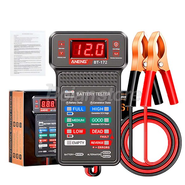 Probador Analizador De Bateria Aneng BT-172 Digital LED 12V