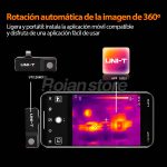 Camara Termica Infrarroja Uni-T Celular iOS Lightning 25Hz - Imagen 5