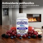 Resveratrol Suplemento Antioxidante 3000mg 120 Capsulas - Imagen 2