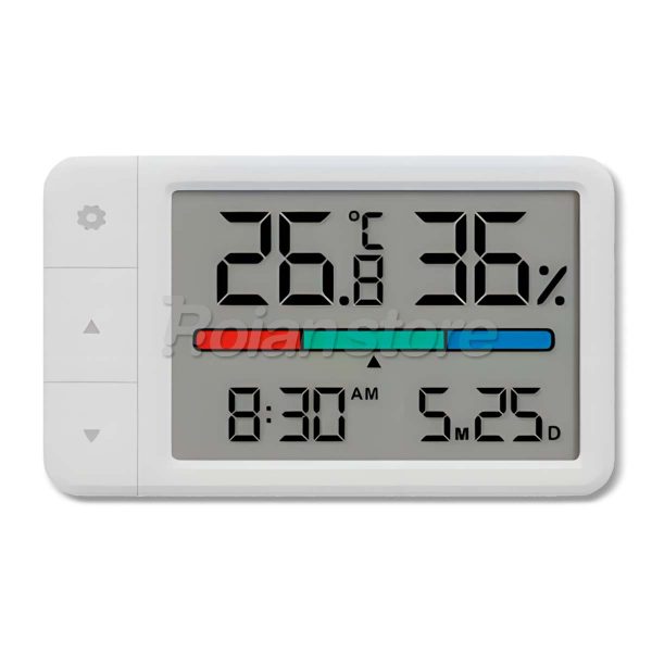 Termometro Higrometro Reloj Fecha Pantalla Digital MHO-C306