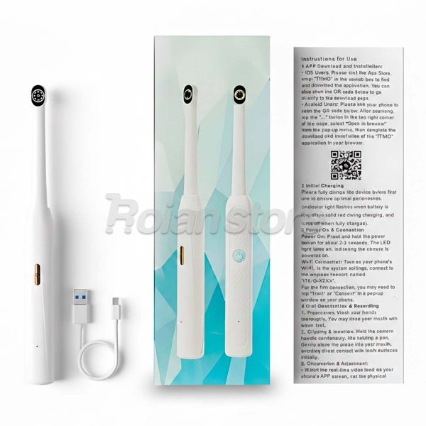 Endoscopio Camara Dental Intraoral Bucal Wifi Y37 8 LED HD
