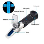 Refractometro Portatil Medidor Concentracion Brix Alcohol M2 - Imagen 3