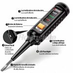 Tester Voltaje Destornillador Prueba Induccion Aneng B15 LED - Imagen 4