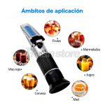 Refractometro Portatil Medidor Concentracion Brix Alcohol M2 - Imagen 4