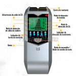 Detector Scanner 5 en 1 Metal Madera Pilares Vigas Cableado - Imagen 3