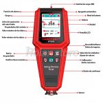 Medidor Espesor Recubrimiento Automotriz Habotest 0-1500um - Imagen 6