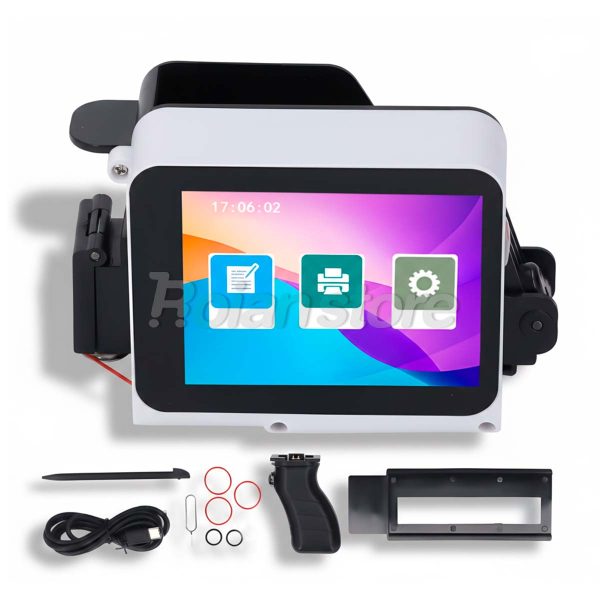 Mini Impresora Inyeccion Tinta Portatil 12mm Tactil LCD