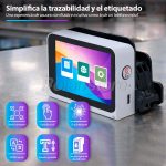 Mini Impresora Inyeccion Tinta Portatil 12mm Tactil LCD - Imagen 2