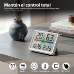 Termometro Higrometro Reloj Fecha Pantalla Digital Yida-8280 - Imagen 2