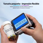 Mini Impresora Inyeccion Tinta Portatil 12mm Tactil LCD - Imagen 4