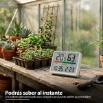 Termometro Higrometro Reloj Fecha Pantalla Digital Yida-8280 - Imagen 4