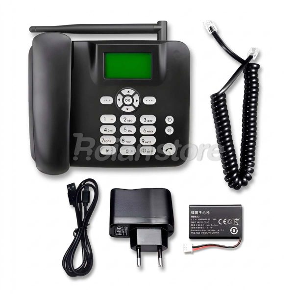 Telefono Fijo Escritorio Inalambrico Con SIM GSM Radio FM